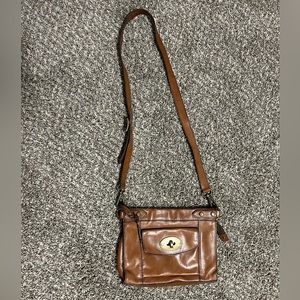Fossil Brown Crossbody Purse